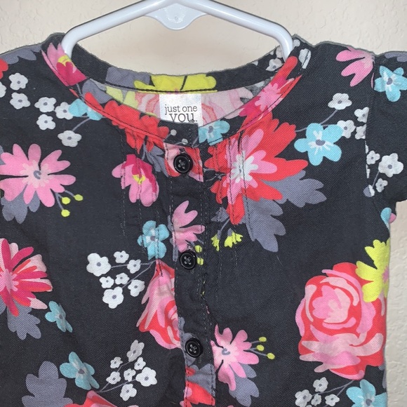 Carter’s Flower Button Dress - Picture 3 of 6